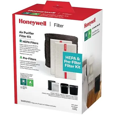 £111.08 • Buy Honeywell HEPA Air Purifier Filter Value Kit – Includes 2 R HEPA Filters And 1 A