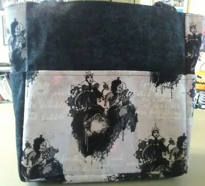 Villians Evil Queen Maleficent Tangled Cruella Disney Purse Project Bag Handmade • $39.99