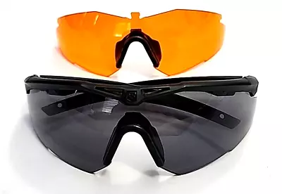 Revision Black Safety Ballistic Military Protective Sunglasses W Extra Lens • $26.99