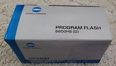 Minolta Maxxum Program Flash 5600hs (d) * In Original Packaging * Like New • $221.68