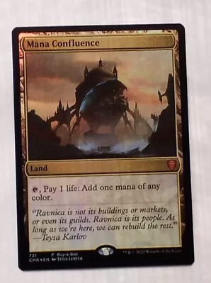 MtG Commander Legends Confluence NM Buy A Box Promo Magic The Gathering  • $32