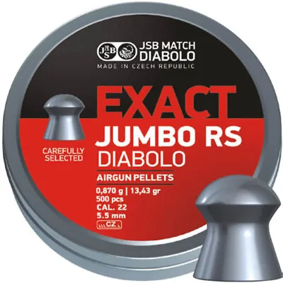 JSB Match Diabolo - Exact Jumbo RS .22 - 5.52 - Airgun Pellets • £4.50