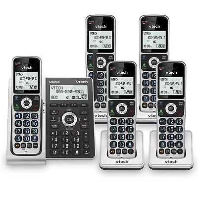 VTech VS306-5 DECT 6.0 5 Handsets Cordless Home Phone With 5 Handset • $80.36