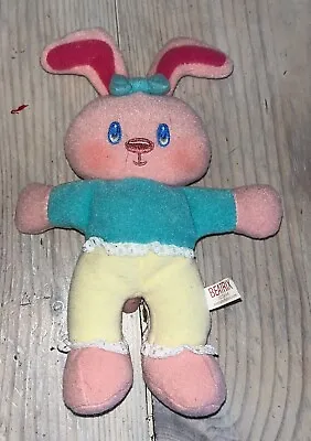 Vintage Wannabee Babies Beatrix Plush Pink Bunny Rabbit Vtg 7” • $24.99