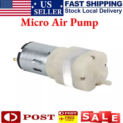 Micro Air Pump Engineering Plastics Low Noise Mini Vacuum Pump(DC12V ) • $11.99