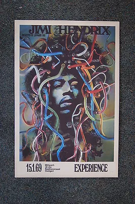 Jimi Hendrix Tour Poster 1969 West Germany--- • $5