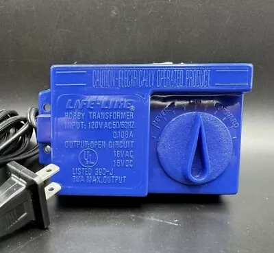 Vtg LIFE-LIKE N Scale Gauge Hobby Transformer 120V/AC50/60Hz Power Pack Blue NOS • $27.95