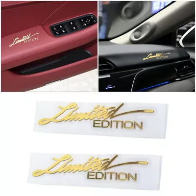 $4 • Buy 2x LIMITED EDITION Letter Decal Auto-styling Auto Car Window Sticker Accessories