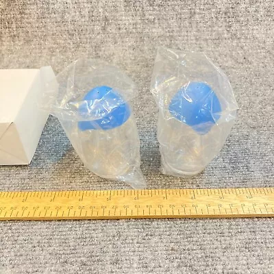 MCM Salt & Pepper Shakers Glass Plastic Top Michael Graves Design • $10