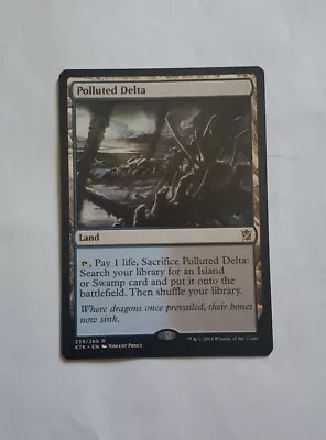 MTG Polluted Delta Khans Of Tarkir 239/269 Regular Rare • $26