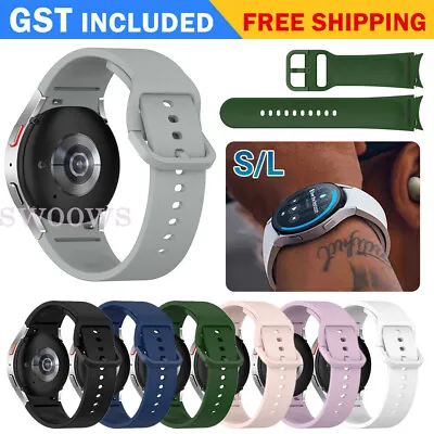 Silicone Strap Band For Samsung Galaxy Watch 5 Pro Watch 4 Classic 45 42 44 40mm • $6.15