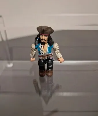 Mega Bloks Captain Jack Sparrow Minifigure Pirates Of The Caribbean 1086 • £6