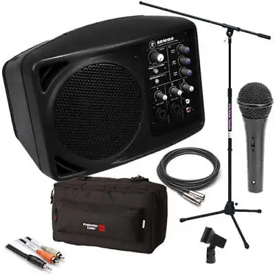 Mackie SRM150 Portable PA System AUDIO ESSENTIALS BUNDLE • $374.99