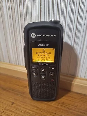 Motorola DTR550 Digital Portable Two Way Radio - Black • $60