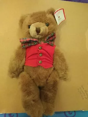  Jointed Working Musical Teddy Bear  Antique Schmid Original Tag No Box Cute • $19.99