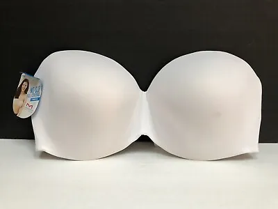 Maidenform Sweet Nothings Strapless Push Up Underwire Bra White Size 40D NWT • $11.98