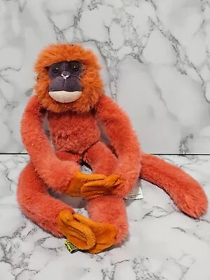 Wild Republic Orange Monkey Stuffed Animal Plush Toy • $6