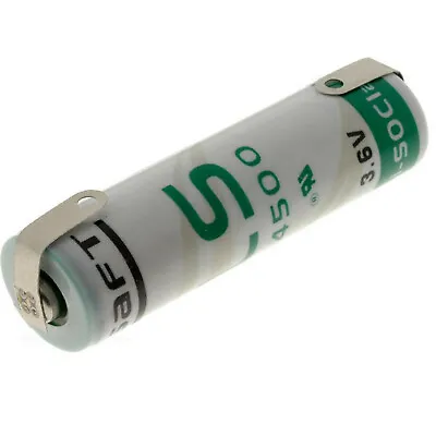  Battery LS14500 3.6V AA LiSOCL2 LS14500CRN 2 Solder Tabs Lithium • £7.88