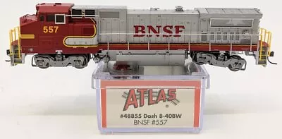 Atlas 48855 N Scale BNSF Dash 8-40BW Diesel Locomotive #557 W/ DCC LN/Box • $103.62