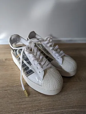 $50 • Buy Adidas Superstar Shoe Clear US 9