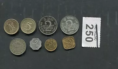 Lot Of  8     Coins Of     Sri Lanka • £4.50