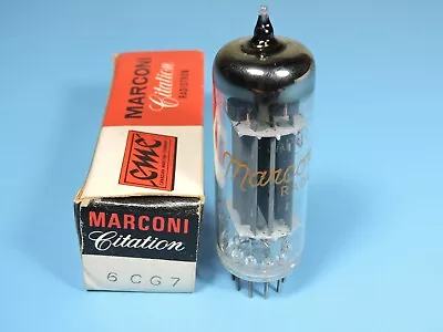 Vintage 6CG7 Marconi (Japan) Vacuum Tube - Tested Strong • $8