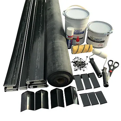 £507.18 • Buy EPDM Rubber Roofing Kit All Size Garage Flat Roof Felt Membrane Adhesive Sealant