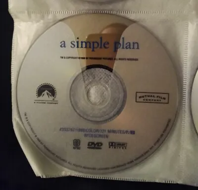 A Simple Plan (DVD Only  • $5