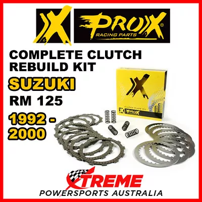 ProX For Suzuki RM125 RM 125 1992-2000 Complete Clutch Rebuild Kit 16.CPS32092 • $255.95