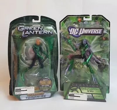 Mattel Green Lantern Movie Masters Tomar-Re & DC Universe Classics G'hu ON CARD • $41.67