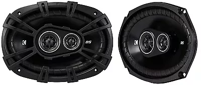 Kicker 43DSC69304 6x9  3-Way Coaxial Car Audio Speakers 90w RMS • £94.90