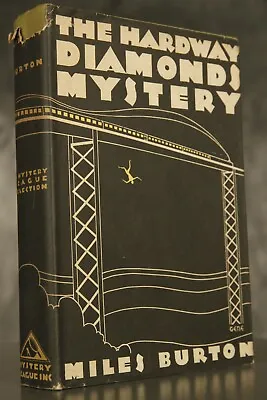 1930 The Hardway Diamonds Mystery MILES BURTON Hardcover DJ League FIRST EDITION • $65