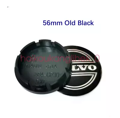 For VOLVO WHEEL CAPS 4pcs 56mm Old Black Center Logo Decal Badge Car Styling • $21.99