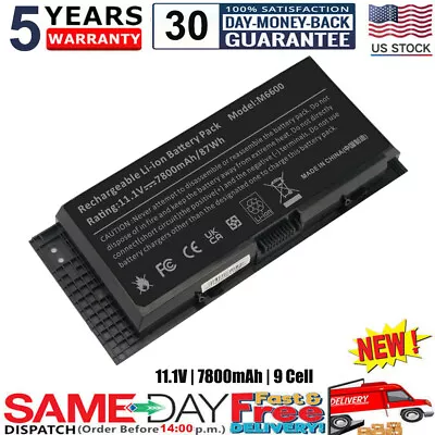 Type FV993 Battery For Dell Precision M4600 M4700 M4800 M6600 M6700 M6800  • $24.99