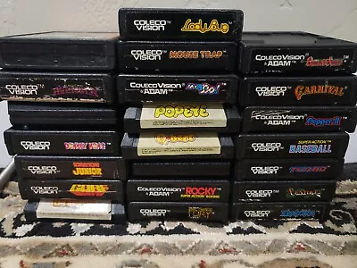 Coleco Colecovision Game Lot Clean Tested Pick Your Favs Combo S&H • $54.99