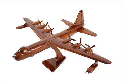 B-36 Peacemaker Handcrafted Natural Mahogany Premium Wood Desk Model • $169.95