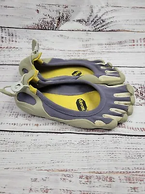 Vibram Fivefingers Womens Shoes 6.5/37 Purple Gray W103 Running Training Hiking • $36.99