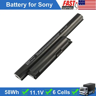 $29.49 • Buy VGP-BPS22 Battery For Sony Vaio VPC-E1Z1E VGP-BPS22 VGP-BPS22A VGP-BPL22 6 Cells