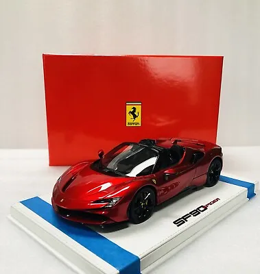 1/18 BBR Deluxe Ferrari SF90 Spider F1 2007 Metallic Red Limited With Case • $595