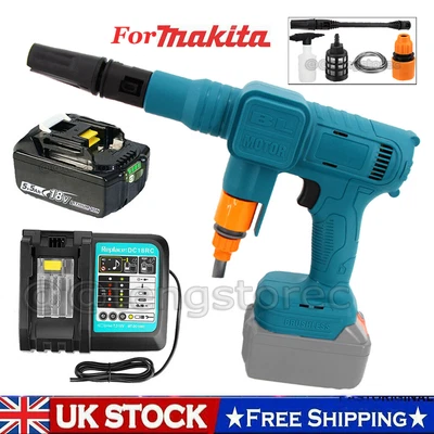 £149.80 • Buy For Makita 18V Battery Cordless High Pressure Car Washer Spray Water Gun 5.5Ah