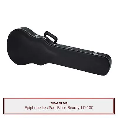 Gator Cases Deluxe Wood Case Fits Epiphone Les Paul Black Beauty LP-100 Guitars • $159.99