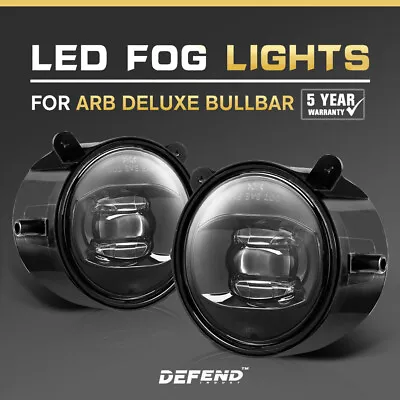$89.95 • Buy 2x ARB Bullbar Led Fog Lights Driving 4×4 Truck Lamp Fits ARB Deluxe Bullbar