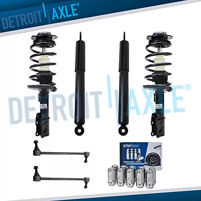 Front Struts Rear Shocks Sway Bars For Lugnuts For Chevy Malibu Saturn Aura G6 • $198.38