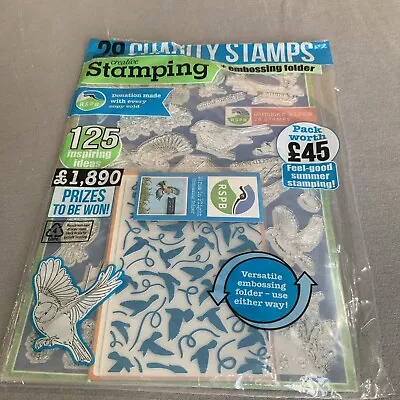 Creative Stamping Magazine ..issue 123…with Stamps And Embossing Folder….sealed • £2