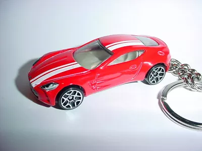 HOT 3D ASTON MARTIN ONE-77 CUSTOM KEYCHAIN Key Keyring Ornament 1/64 Hot Wheels • $12.04