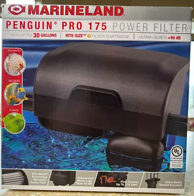 Marineland Penguin Pro 175 Power Filter • $39.95