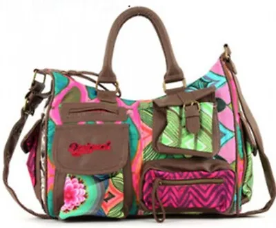 Desigual Women's Multi Pockets Floral Printing Handbag /Shoulder Bag BNWT • $95