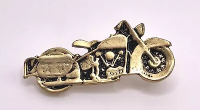 $5.99 • Buy VTG Harley HOG Motorcycle Biker Gold Vest Hat Riders 3D Lapel PIN Shield Badge
