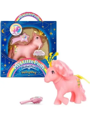 My Little Pony Celestial Ponies Milky Way Figure 4  Retro 40th Anniversary 2023 • $24