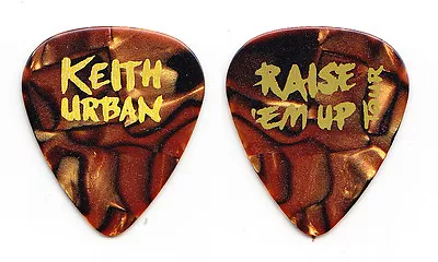 Keith Urban Orange Pearl Guitar Pick - 2015 Raise Em Up Tour • £9.63